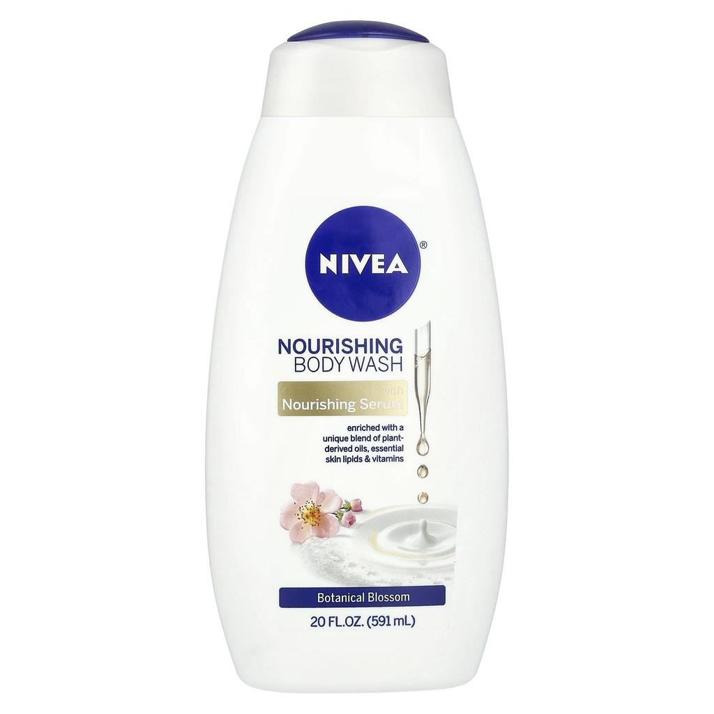 Nivea Питательный гель для душа, Botanical Blossom, 20 жидких унций (591 мл)