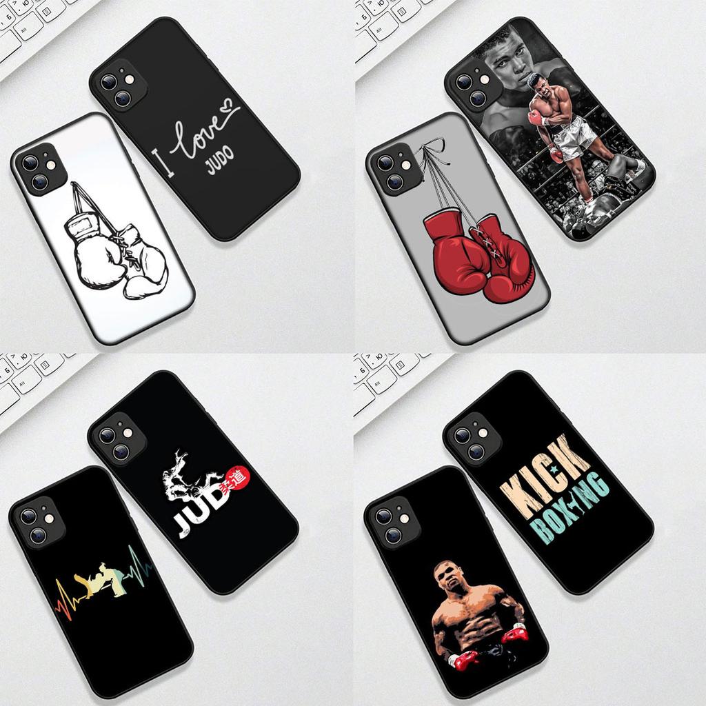 Чехол для OPPO A80 A18 A16 A40 A17 A15 A38 A78 A79 A54 A57 A12 A60 4G 5G Корпус Чехол для телефона Сильные Боксерские перчатки Кикбоксинг Дзюдо