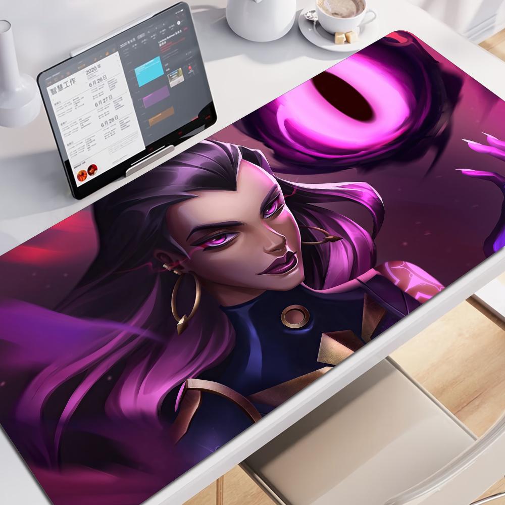 Reyna Valorant Коврик для мыши Игровой XL Большой HD Новый Домашний Коврик для мыши XXL Коврик для клавиатуры Мягкий Натуральный Каучук Офисный Ковер Коврик для мыши ноутбука