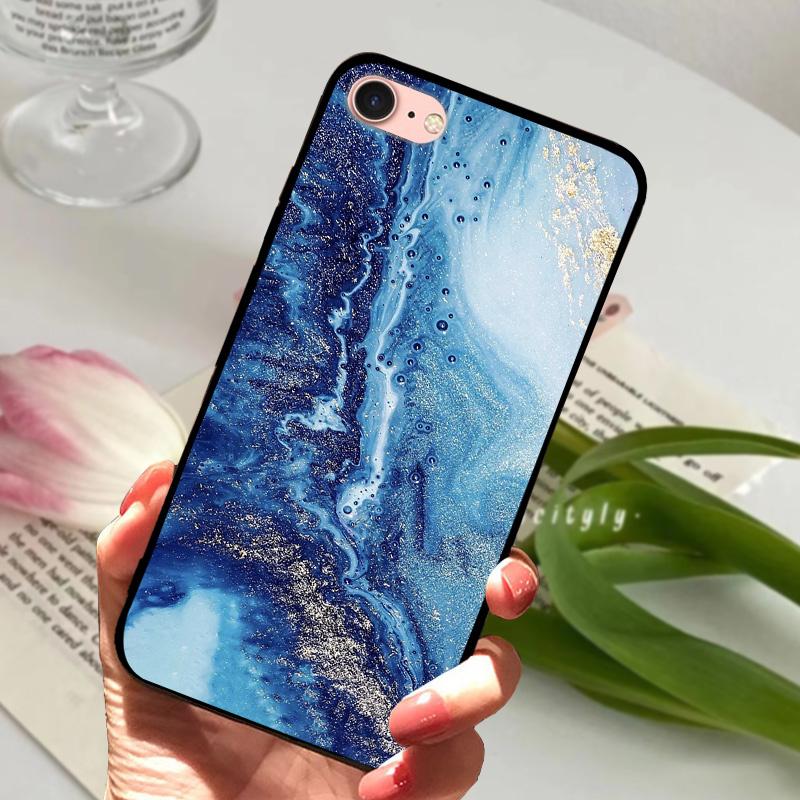Чехол для iPhone 6S 6 Силиконовый Мягкий Задний Чехол для Телефона Для iPhone 7 7Plus 6 6S Plus Силиконовые Чехлы Для iPhone 8 8 Plus Fundas Бампер