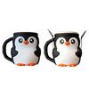 Ice Pint Holder Cute Penguin Ice Cream Pint Cozy with Spoon Slot And Snack Drawer Reusable Ice Cream Holder for Ice Cream Lovers