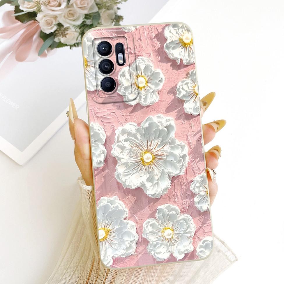 Чехол для Oppo Reno6 4G Милый Модный Мультяшный Забавный Расписной Силиконовый Чехол для Телефона Для Oppo Reno 6 4G CPH2235 Обложка