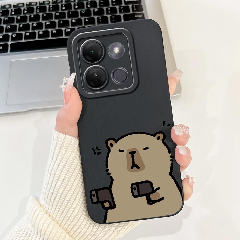 Для Infinix Smart 7 HD Чехол X6516 Милый Забавный Мультяшный Чехол Ударопрочный Чехол для Телефона Для Infinix Smart 7 Plus Smart7 X6515 Мягкие Чехлы