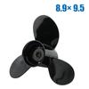 Propeller For Tohatsu Mercury 8HP 9.9HP Outboard Propeller 8.9*9.5 Boat Motor Aluminum Alloy Screw 3 Blade 12 Spline