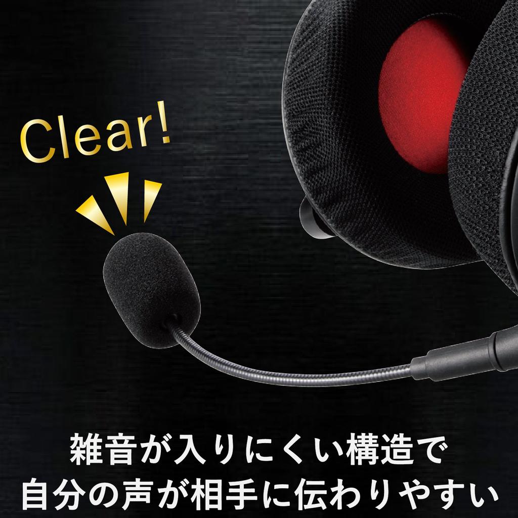 Elecom Игровая гарнитура, контактный бинауральный микрофонный контроллер с 4-контактным разъемом HS-DUX50BK