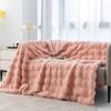 70x100cm Imitation Rabbit Plush Blanket Winter Warm Soft Throw Fur Blankets Comfortable Bed Sheet Sofa Nap Blanket High Quality