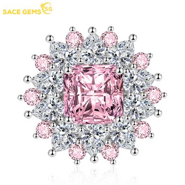 Sace Gems Классическое кольцо из медного сплава с цирконом, женские ювелирные изделия, свадебный подарок для вечеринки