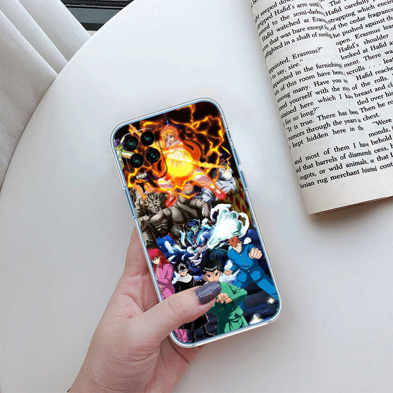MH156 Yu Yu Hakusho Phone Case for Motorola Edge 20 30 S30 40 50 Fusion Lite Plus Pro Neo Ultra One Power Action Macro Hyper Vision Zoom