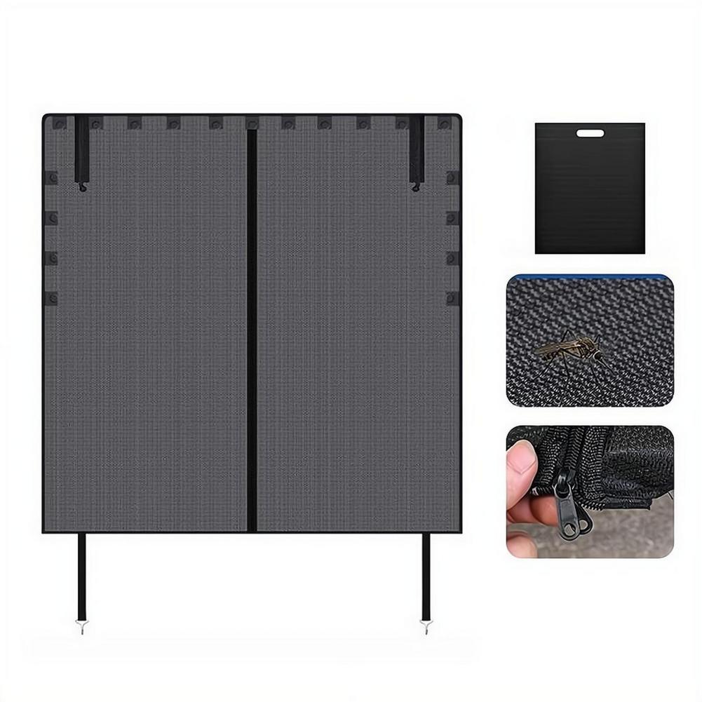Car Trunk Mosquito Net Magnetic Screen for SUV Tailgate Ventilation Mesh Insect Proof Camping Gear Outdoor Travel Tool