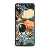 Мультяшный милый чехол-бампер с космонавтом для Redmi 14C 10C Note 15 14 13 12 10 11 K40 Pro Plus 5G Ударопрочный мягкий ТПУ корпус Сумки