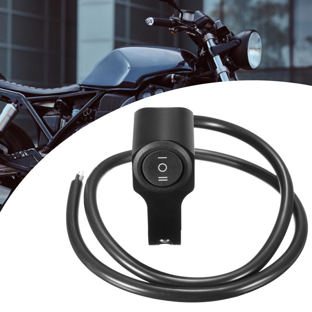 Motorcycle Handlebar On Off Switch Motorbike Replacement Toggle 12V Headlights Replacement Toggle 12V Dirtbike Lightbar Repair Parts