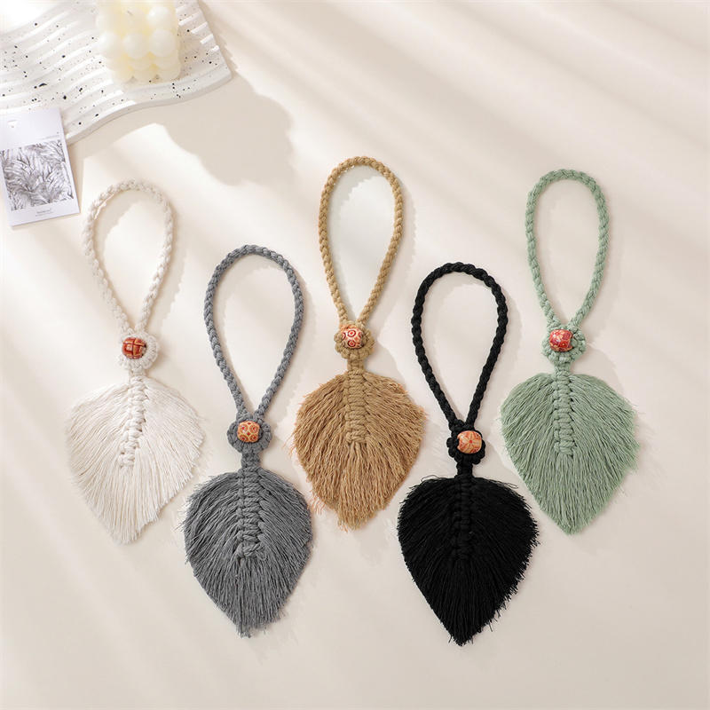 Boho Curtaintiebacks With Beadfringe Curtains Accessories Macrame Decorative Curtain Rope Farmhouse Decor for Room Decoration