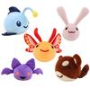 5 Style Genshin Impact Slime Rancher 2 Game Figure Angler Batty Ringtail Flutter Cotton Slime Plush Soft Stuffed Doll Christmas Gifts