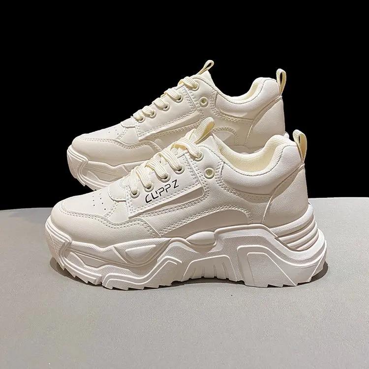 Casual Sports Shoes Women Fashion Soft Bottom  New Breathable  for Women All-match Thick-soled Sneakers Fashion Casual Shoes