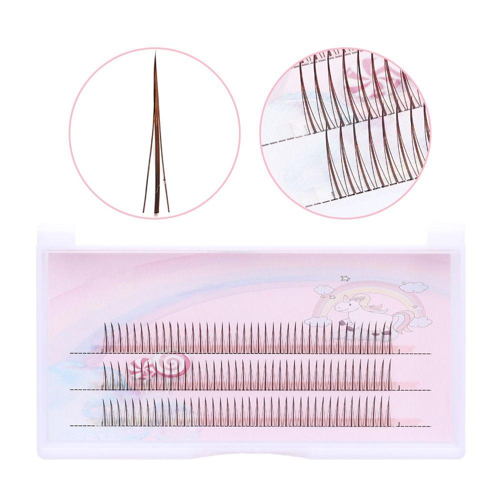 Fairy Look Clusters Eyelash Extensions Black Brown Lash Clusters DIY Flash Eyelashes for Women
