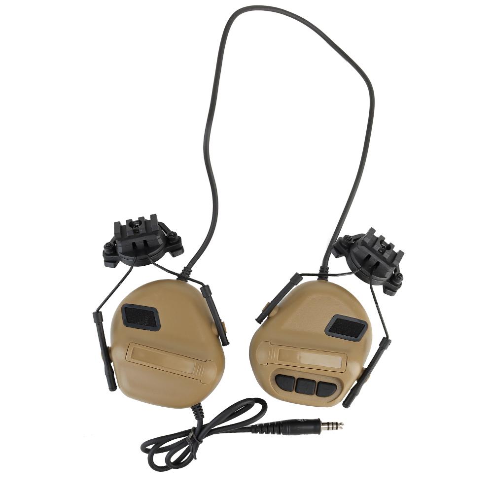 Tactical Gen5 Headset Non-picking Noise-Cancelling Headset For Militar Helmet Headset Baofeng Radio PTT Adapter Mobile Earphone