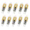 10pcs/lot 1W AC DC 12V 12LEDs SMD 2835 G4 LED Lamp Bulb Light Replace 10W 20W Halogen Lamp For Chandeliers Warm Cool White