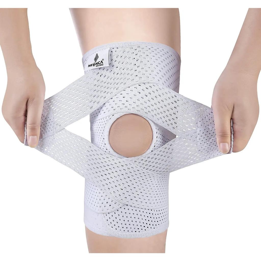 Breathable Knee Pads Support with Side Stabilizers for Men and Women Meniscal Tear Knee Pain ACL MCL Arthritis Injuries Recovery