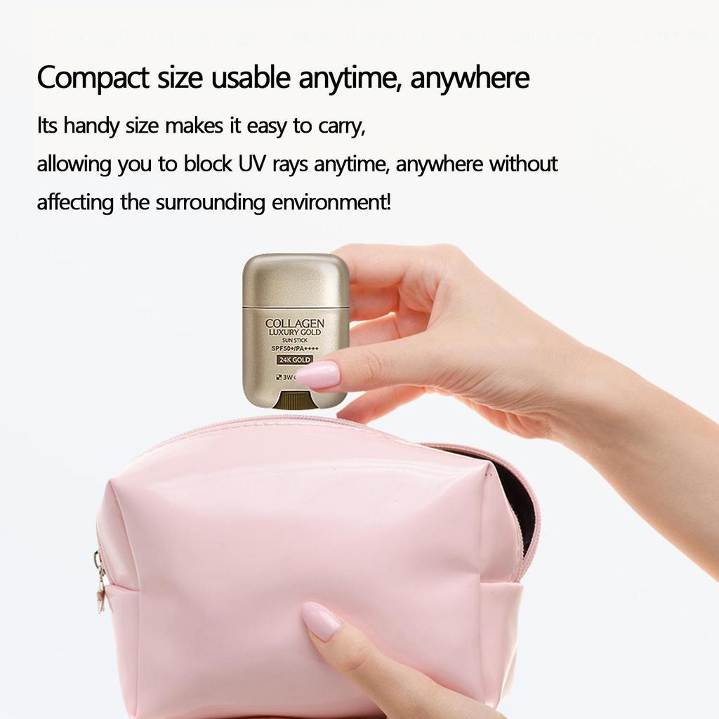 3W Clinic Collagen & Luxury Gold Sun Stick (0.64 oz 18g)