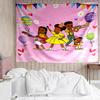 Gracie's-Corner Print Tapestry, Backdrop, Easy Setup, Ideal for Bedroom, Office & Living Room, with Aesthetic Wall Hanging Decor.