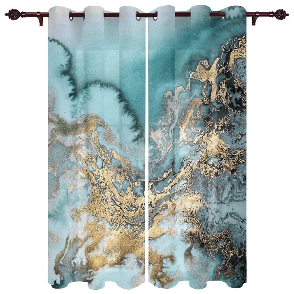 Мраморная текстура, чернила, черно-белые оконные шторы, домашний декор, оконные занавески для спальни, занавески для гостиной