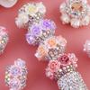 Имитация бриллианта «роза» с бусинами с прямым отверстием для DIY цепочки для телефона, брелока, цепочки для сумки, аксессуаров