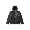 Hooded Warm Casual Down Jacket Men Outerwear Black 928833-010