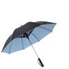 Cool Fan Black Rubber Umbrella Cooling Sun Shade Dual Purpose Umbrella With Fan UV Umbrella
