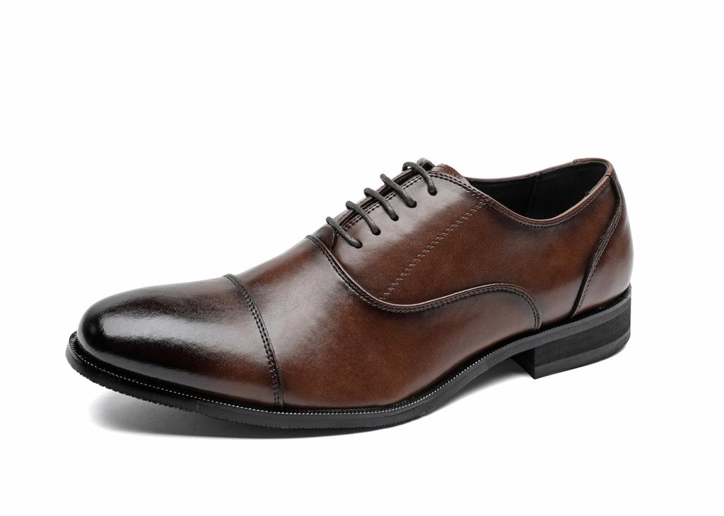 Jo Marino натуральная кожа деловые туфли туфли туфли туфли прямые носок внутренняя часть перо 2210 [Jo Marino] мужские мужские противоскользящие (Коричневый, 25,5 см.)