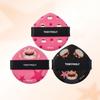 TONYMOLY Skin Tone Fixing Cover Cushion Puff 3шт[Лимитированная серия Zootopia]