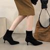 Fashion 2025 Autumn New Style Women's Fashionable and High-quality Women Ankle Boots Thin Low Heel Modern Short Boots
