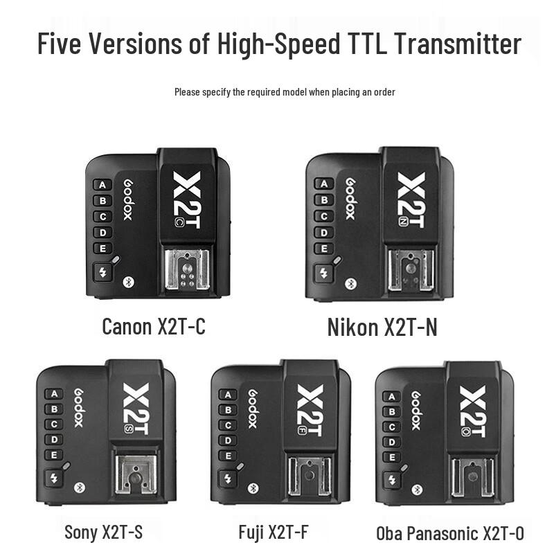 Беспроводной TTL-триггер вспышки Godox X2T с поддержкой высокоскоростной синхронизации
