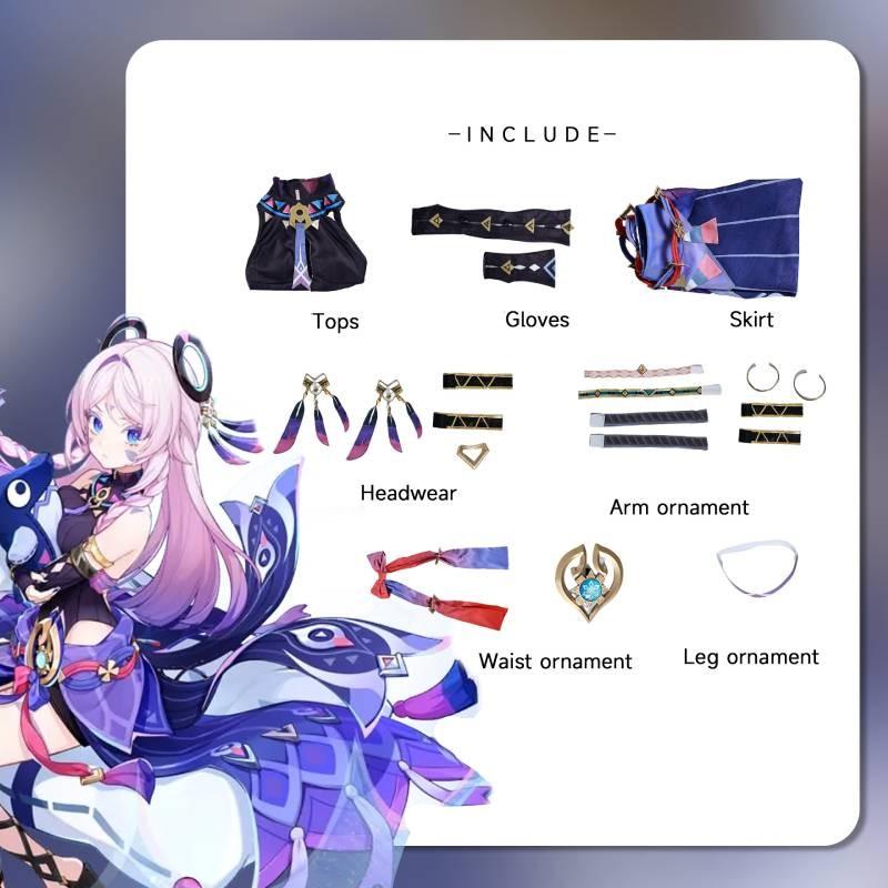 Citlali Impact Genshin Cosplay Costumes Role Play Halloween Performance Stage