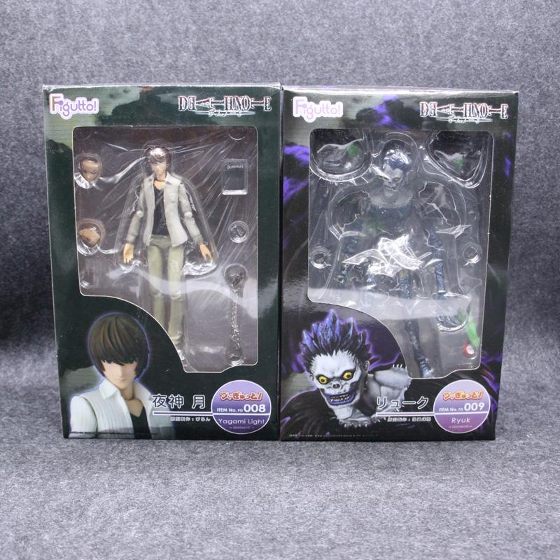 Фигурки Figma Anime Тетрадь Смерти Персонажи Рюк и Лайт Ягами BJD ПВХ Фигурки Действия Игрушки