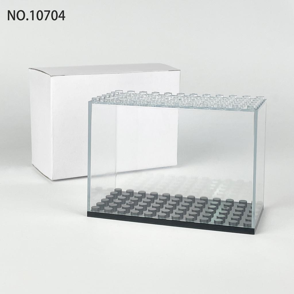 10704 10703 Building Block Doll Toy Storage Box Rectangular Acrylic Transparent Display Box