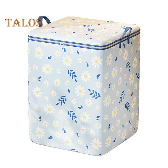 Сумка для хранения одеял, органайзер для одежды, игрушек с ручкой, застежка-молния, водонепроницаемый большой вместительный многоразовый контейнер для одежды из одеяла