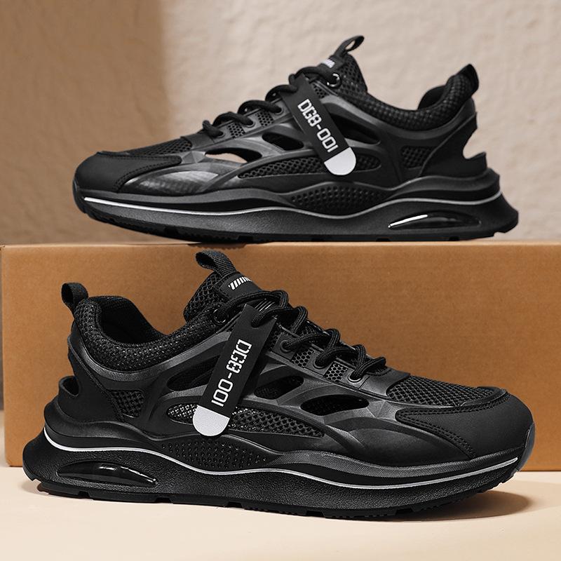 Летняя мужская обувь дышащая сетчатая спортивная обувь мужская универсальная сетчатая обувь для бега повседневная обувь для папы