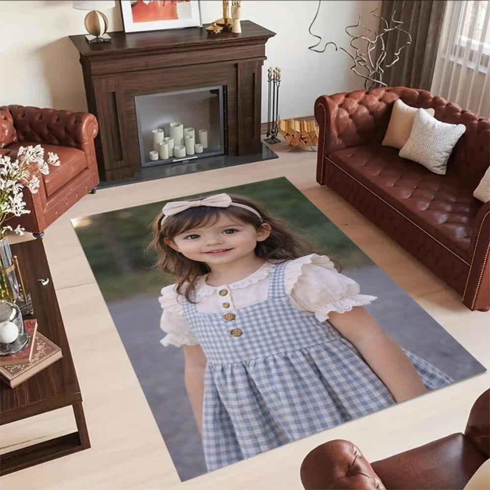 Customize Photo Customize Your photo Area Rug Perfect for Bedrooms Study room Entryway Game Room Anti-slip Rug Office home decor Wedding Party Gift