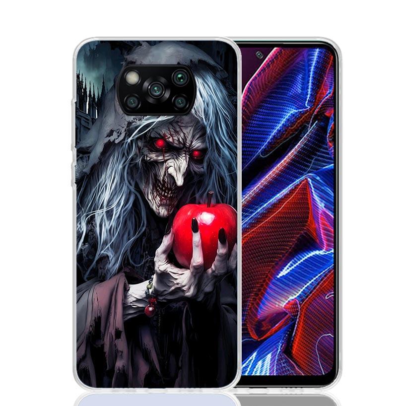 Halloween Moon Witch Horror Phone Case For Xiaomi Poco F7 Ultra X7 X6 Pro X5 Redmi 15 15C 13 13C 12 12C 10 10A 10C 9 9A 9C 9T Sh