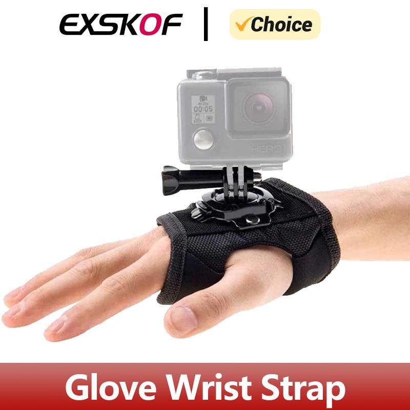 Крепление на ремешок для перчаток с вращением на 360° для GoPro Hero 12 11 10 9 8 7 6 5 SJCAM Insta360 X2 X3 DJI Osmo аксессуары для экшн-камеры