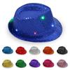Luminous Adult Jazz Hat 9 Lantern Stage Performance Hat Luminous Led Jazz Hat Stage Hat