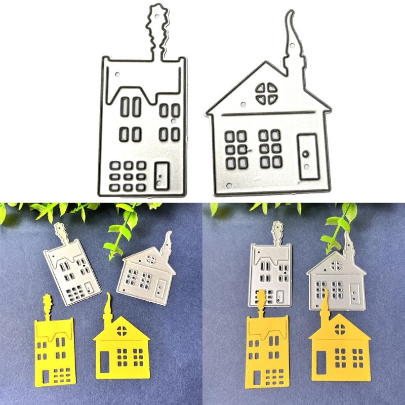 Дом металлический трафарет DIY ремесло углеродистая сталь шаблон для тиснения трафарет Скрапбукинг для карточек высечки плесень