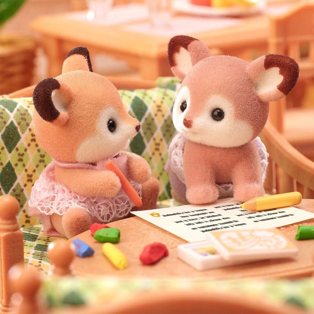 Sylvanian Families Deer Twins Set (Item No. 5800)