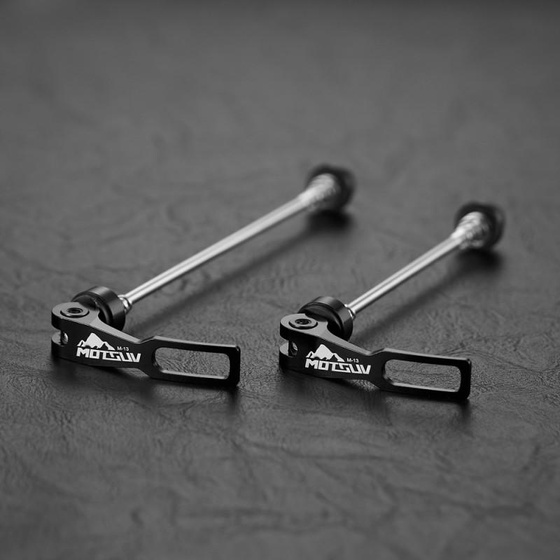 Aluminum Quick Release Skewer With Stainless Steel Axle Mountain Road Bike Wheel Hubs