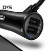 Автомобильное зарядное устройство QC3.0 3.1A 2.4A 4 USB 1.8M Кабель для переднего и заднего сиденья Универсальный высокой мощности 8A Быстрая зарядка Автомобильный зарядный адаптер Автомобильные принадлежности