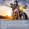 X AUTOHAUX Тормозной шланг для мотоцикла, армированный сеткой, шланг сцепления, армированный сеткой, синий, 28°, 110 см