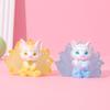 Creative Cartoon Nine Tailed Fox Series Ornaments Cute Luminous Desktop Decoration Car Resin Crafts Girl Birthday Gift