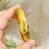 Glossy Glossy Star Open Bracelet Women's Solid Bracelet Dragon and Phoenix Presenting Good Luck