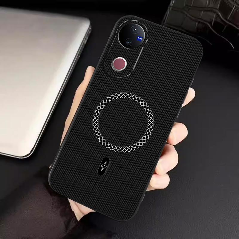 Biruiqu VIVO V50 Новый Ультратонкий Магнитный Кожаный Ударопоглощающий Защитный Чехол для Телефона