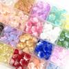 20pcs/set 7X12mm Colorful Bellflower Beads Caps Glass Spacer Beads For Jewelry Making DIY Bracelets Hairpin
